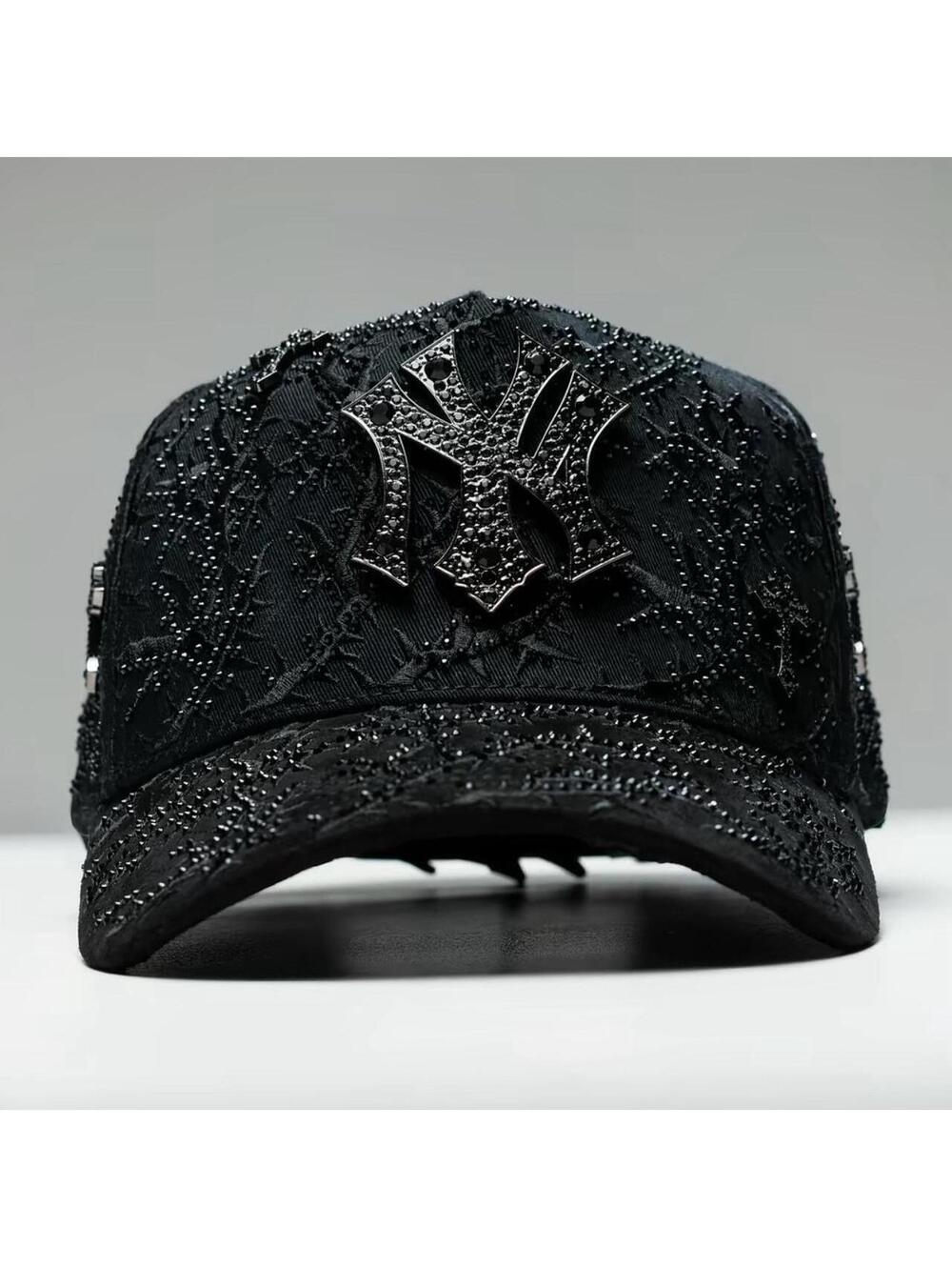 AB HATS NY Thorned Total Black Barbas Hats 31hats Dandy